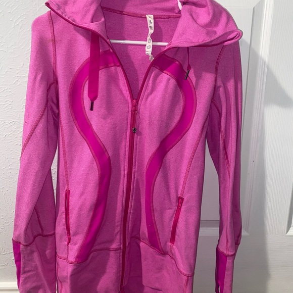 lululemon athletica Jackets & Blazers - Pink lululemon zip up hoodie